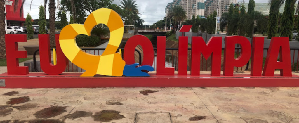 Letreiro fotos Olímpia